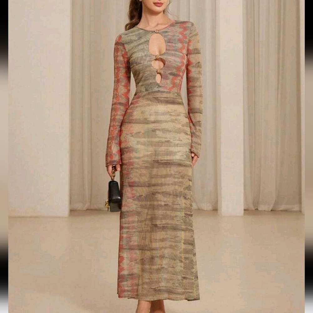 Elegant Olive Green Set Of Top And skirt